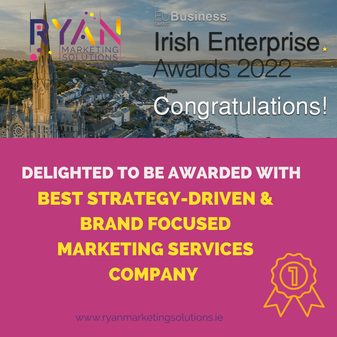 IRISH ENTERPRISE AWARDS 2022 Social Selling | Ryan Marketing Solutions | Ireland